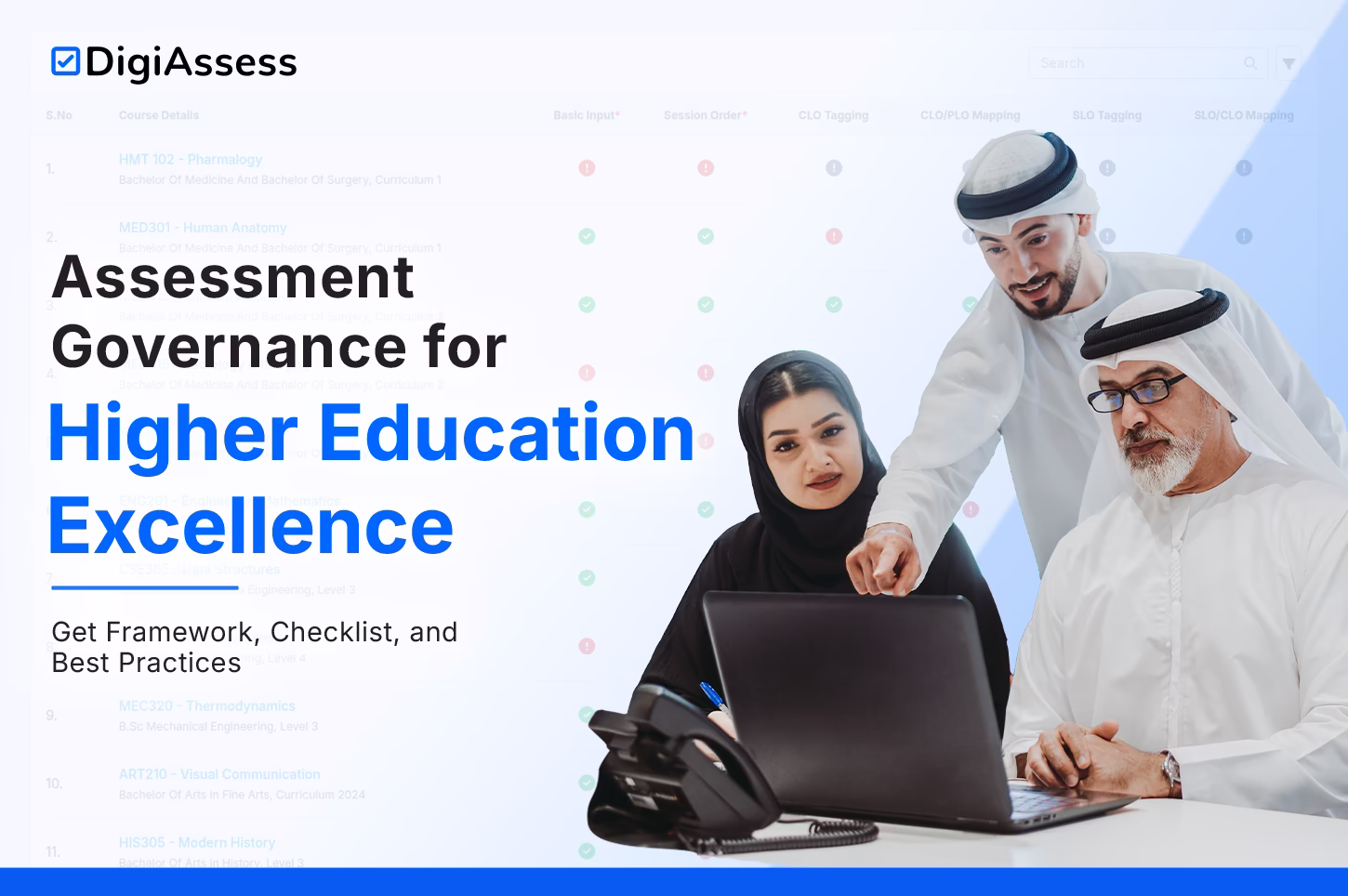 Assessment Governance for Higher education excellence